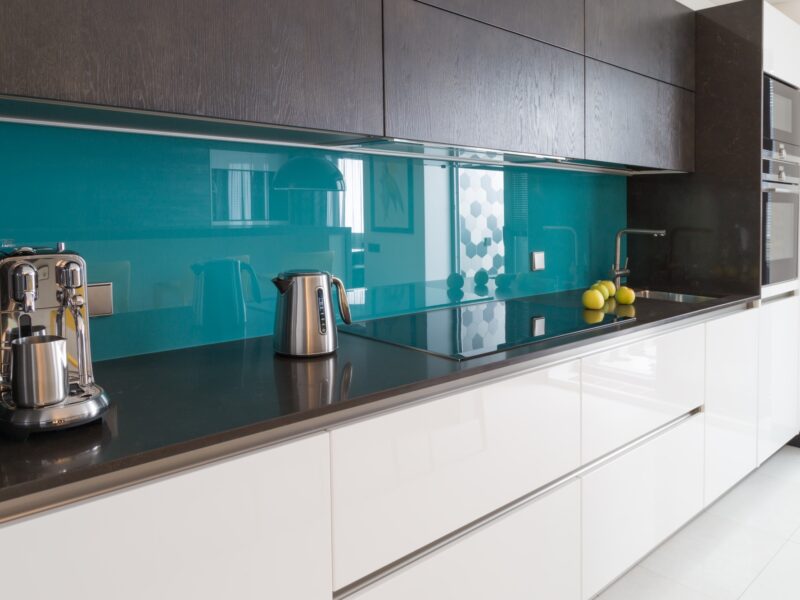 Facades of new kitchen furniture