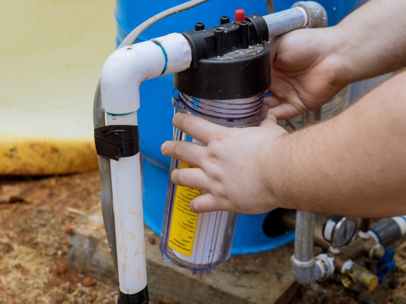Water filter replacement is done by professionals to ensure that water clean